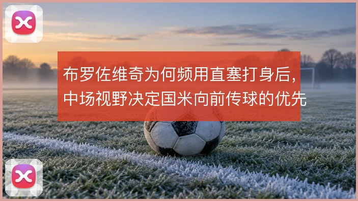 布罗佐维奇为何频用直塞打身后，中场视野决定国米向前传球的优先级