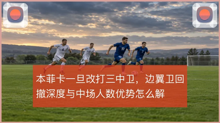 本菲卡一旦改打三中卫，边翼卫回撤深度与中场人数优势怎么解
